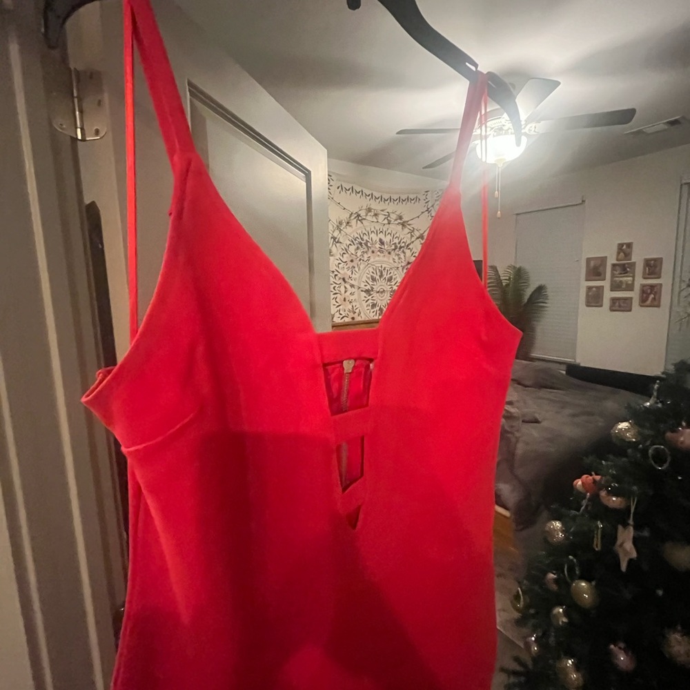 Gianna bini Red bodycon Dress